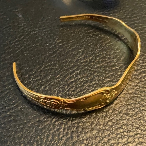 Vintage Sterling Silver and 14K Gold Vermeil Bracelet - Picture 2 of 8